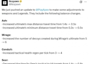 Apex英雄4月9日凌晨更新：新的平衡性补丁