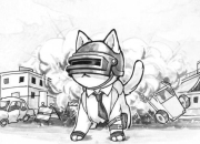 猫咪版《绝地求生大逃杀》漫画第二弹 遭遇轰炸区差点成盒子