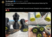 中国粉丝特制礼物感谢The MongolZ 为亚洲CS做贡献