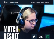 BLAST赏金赛16进8：Spirit数值变态以2-0横扫FlyQuest