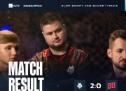 BLAST赏金赛淘汰赛：G2两图仅失五回合赢下BB