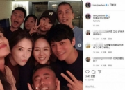 陈乔恩艾伦与舒淇许玮甯等好友小聚 两人超有夫妻相